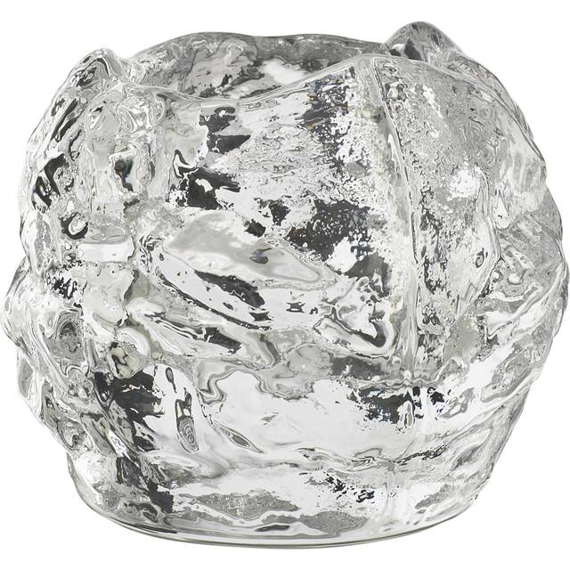 Billede af Kosta Boda Snowball S Clear Fyrfadsstage 6cm
